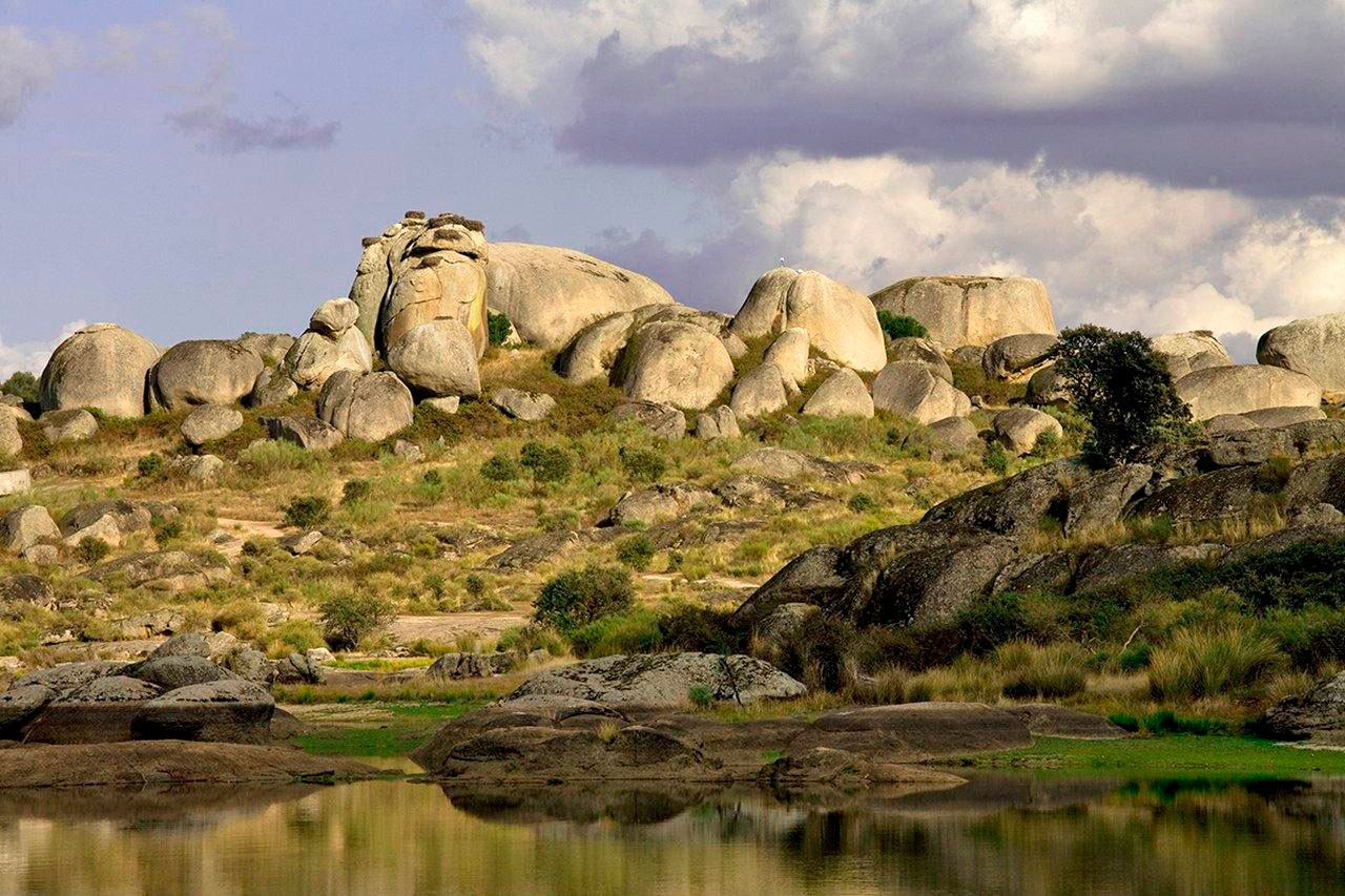 Paraje natural Los Barruecos en Extremadura