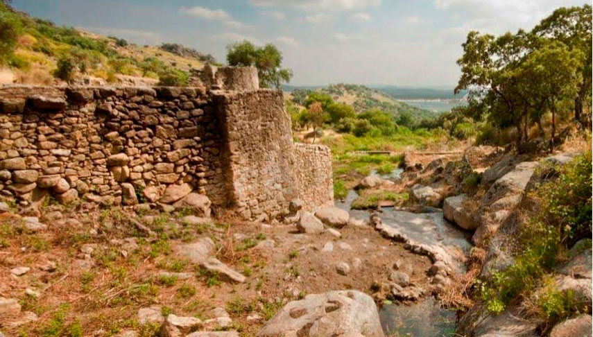 Molino antiguo de agua en Extremadura